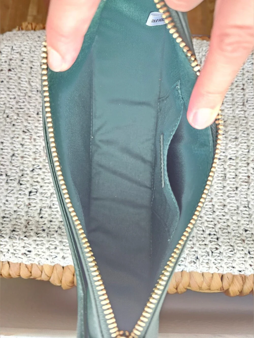 Loft Crescent Shoulder Bag In Forest Green